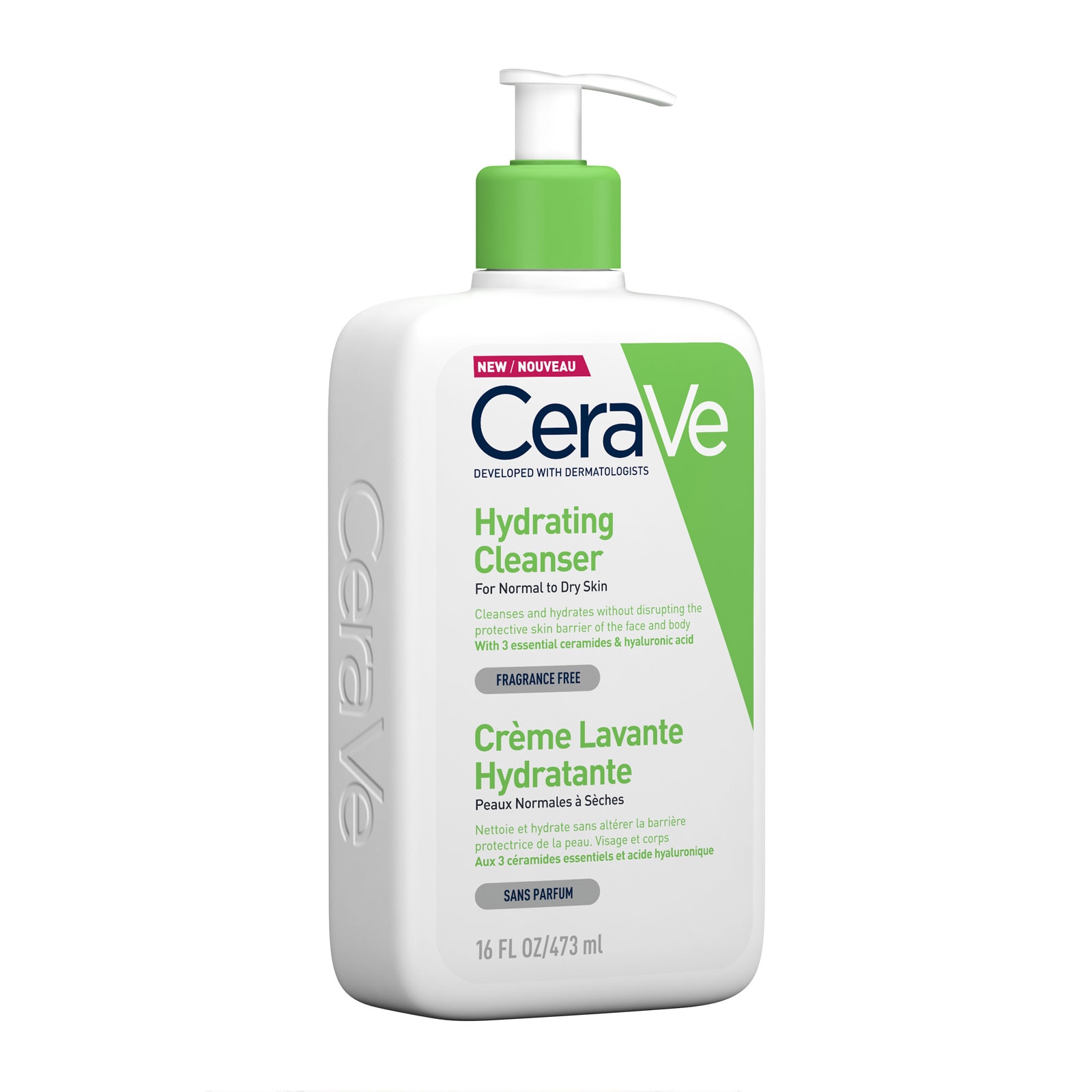 CeraVe Hydrating Cleanser with Hyaluronic Acid - Normal to Dry Skin ...