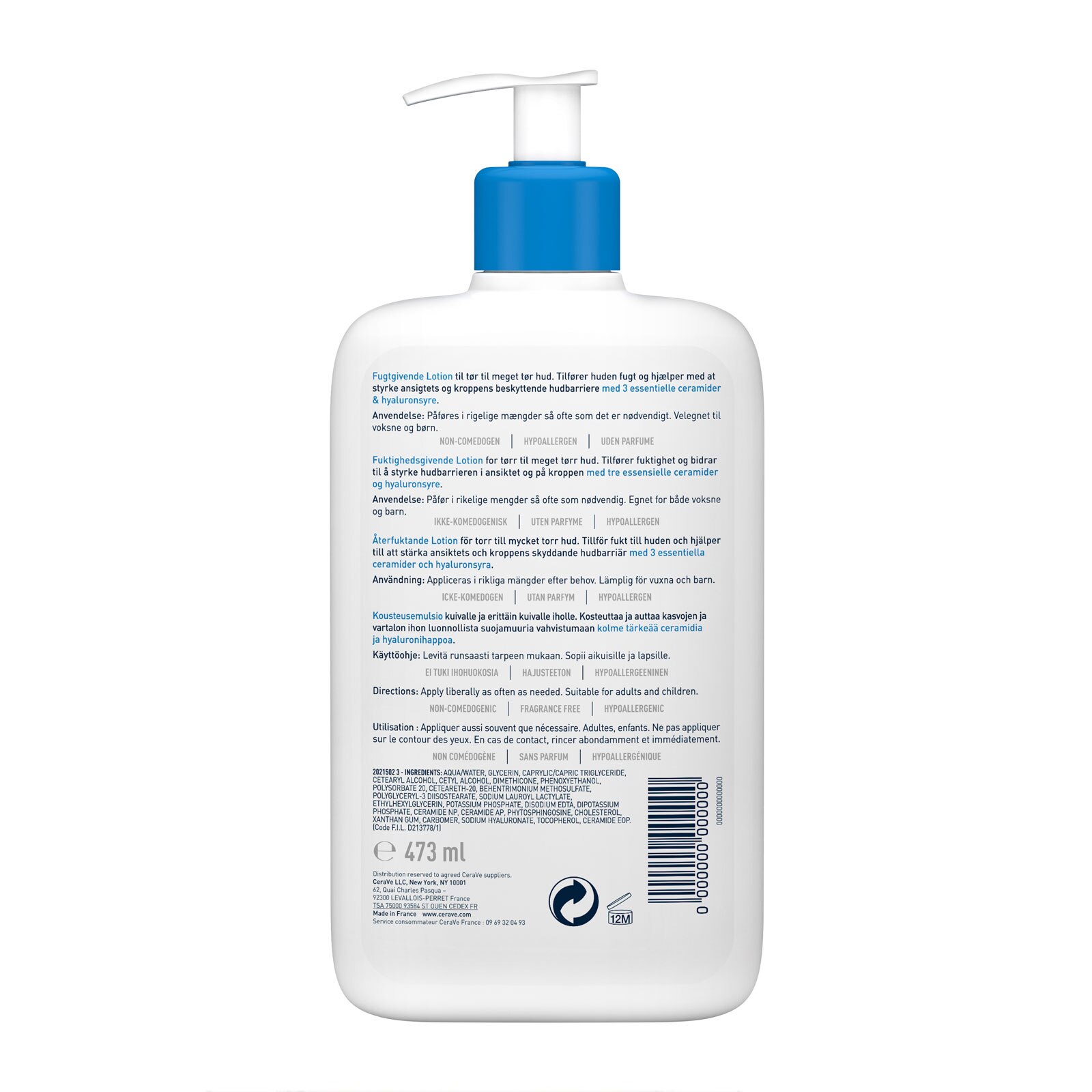 CeraVe Moisturising Lotion 473ml | SEPHORA UK